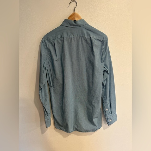 J Crew gingham mini checkered Blue Button-Up Shirt - Picture 6 of 7